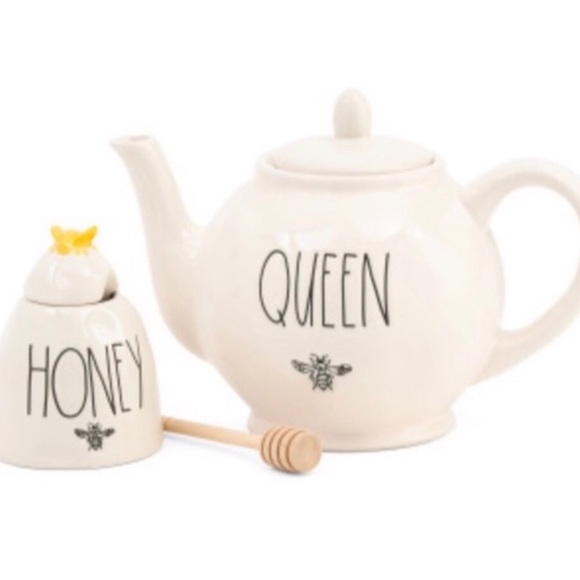 Rae Dunn Kitchen Rae Dunn Teapot Honey Pot Gift Set Poshmark